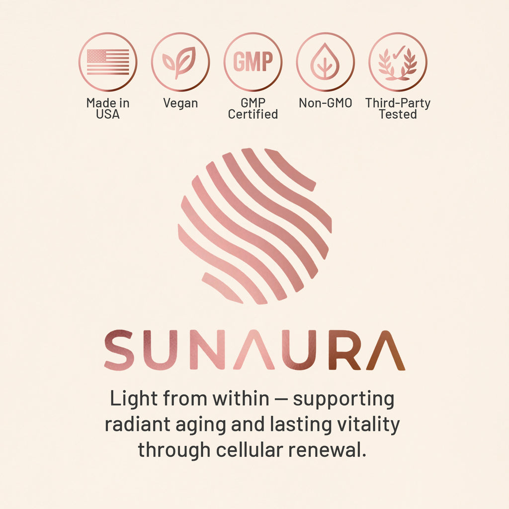 SUNAURA Spermidine 3HCL Capsules – Cellular Health, Longevity & Autophagy Support