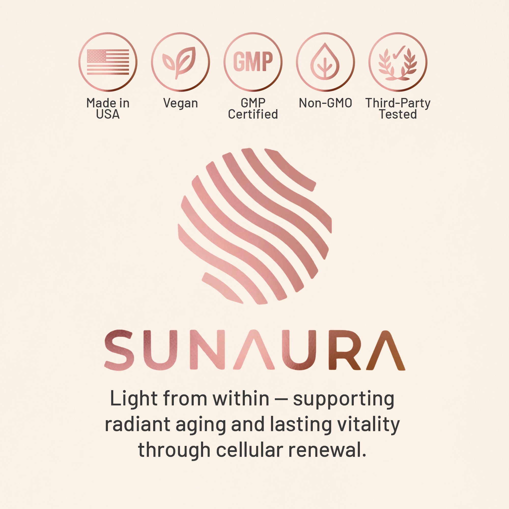 SUNAURA Spermidine 3HCL Capsules – Cellular Health, Longevity & Autophagy Support
